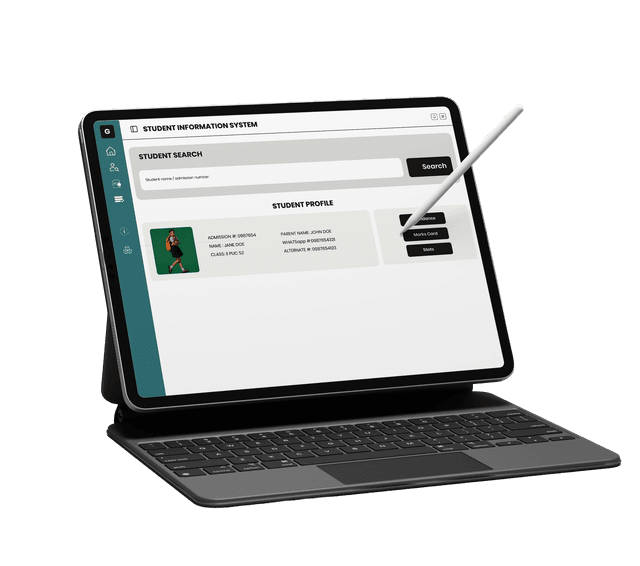 LMS Dashboard on device
